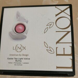 Lenox BUNNY,Easter Tealight Votive Holder,New,In box.